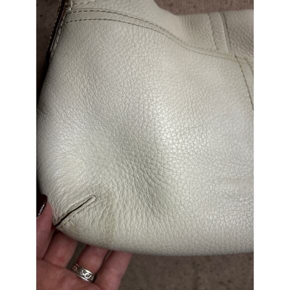 Vintage Coach SoHo Buckle Bag Cream Brown Y2K - Picture 9 of 16